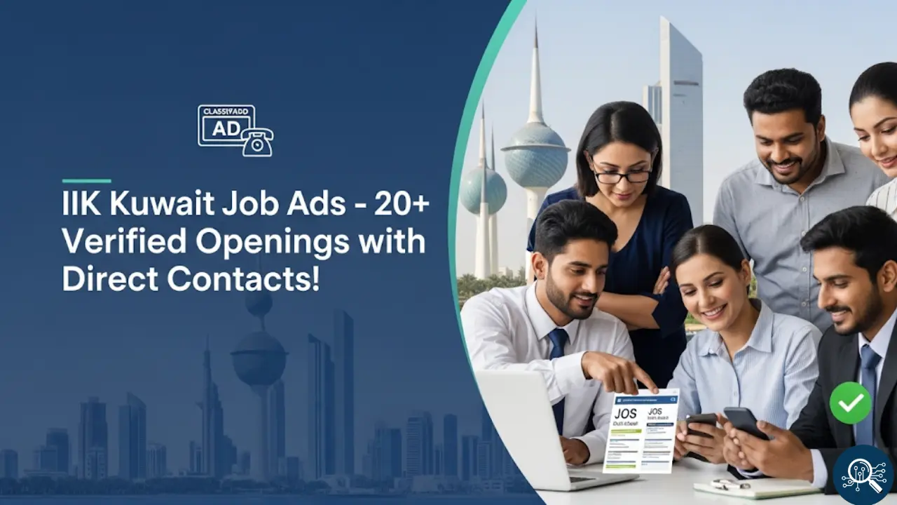Explore IIK Kuwait Job Advertisements: Verified Opportunities with Contact Numbers