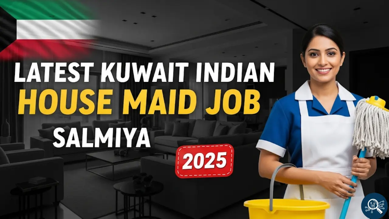 Latest Kuwait Indian House Maid Job Salmiya 2025
